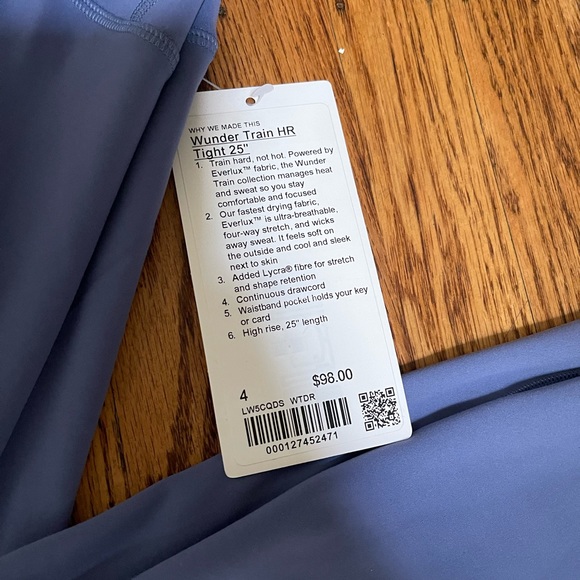 NWT. Wunder HR train 25 inches sz 4 - Picture 3 of 3